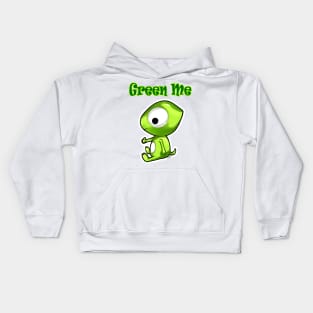 Chameleon Green Me Kids Hoodie